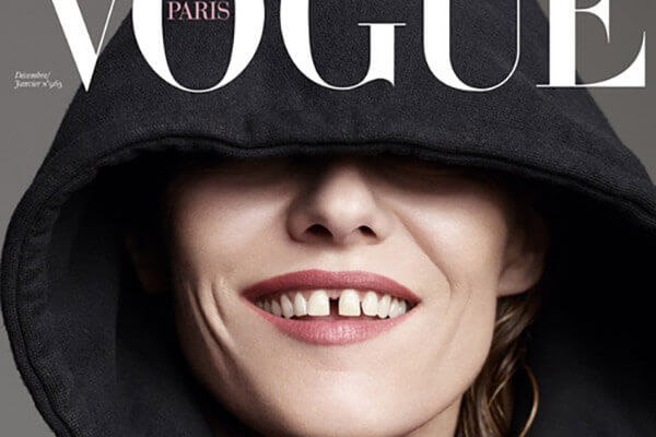 Diastema - zdjecie z czasopisma Vogue Paris